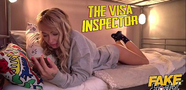  Fake Hostel Young Russian girls in trouble with visa inspector